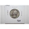Image 1 : 1943 Washington Quarter; EST. $10-15