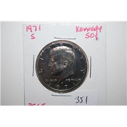 1971-S Kennedy Half Dollar; PF65; EST. $5-15