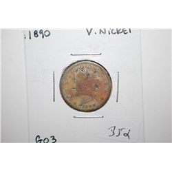 1890 V-Nickel; G03; EST. $10-20