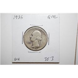 1935 Washington Quarter; G4; EST. $6-10