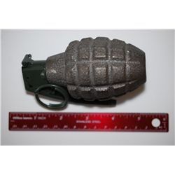 WWII Hand Grenade; Disarmed; EST. $40-60