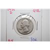 Image 1 : 1936-D Washington Quarter; G4; EST. $10-25