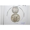 Image 1 : 1877 Seated Liberty One Dime & 1925 Standing Liberty Quarter; Lot of 2; EST. $10-25