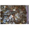 Image 1 : Foreign Coins & Tokens; Various Dates, Conditions & Denominations; 100 Oz.; EST. $40-100