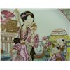 Image 3 : Pr OF 18th C CHINESE PINK MAIDEN SCENE PLATES