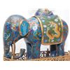 Image 3 : CHINESE CLOISONNE ELEPHANT FORM INCENSE BURNER