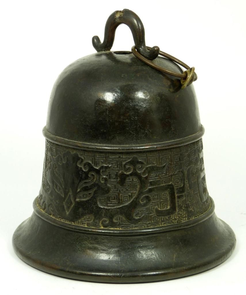 ANTIQUE CHINESE ARCHAIC BRONZE BELL