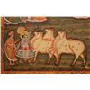 Image 3 : 18th/19th CENTURY INDIAN OIL PAINTING ON SILK