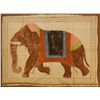 Image 5 : 18th/19th CENTURY INDIAN OIL PAINTING ON SILK