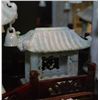 Image 10 : PALATIAL CHINESE CARVED JADEITE PAGODA VILLAGE