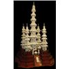 Image 1 : PALATIAL CHINESE CARVED JADEITE PAGODA VILLAGE