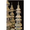 Image 6 : PALATIAL CHINESE CARVED JADEITE PAGODA VILLAGE