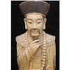 Image 2 : CHINESE CARVED IVORY EMPEROR & EMPRESS FIGURES