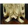 Image 6 : CHINESE CARVED IVORY STANDING BUDDHA FIGURE