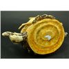 Image 6 : CHINESE CARVED IVORY NATURE SCENE TEAPOT