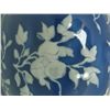 Image 4 : CHINESE WHITE ON BLUE PORCELAIN LIDDED VASE