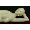 Image 2 : CHINESE HAND CARVED IVORY DOCTORS LADY FIGURE