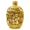 Image 5 : 2 ANTIQUE CHINESE RELIEF CARVED SNUFF BOTTLES