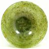 Image 4 : Pr THINLY CARVED MOTTLED SPINACH JADE BOWL
