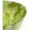Image 7 : Pr THINLY CARVED MOTTLED SPINACH JADE BOWL