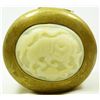 Image 2 : 19th C CHINESE IMPERIAL WHITE JADE & BRONZE BOX