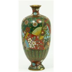EARLY 20th CENTURY JAPANESE CLOISONNE VASE