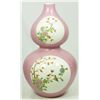 Image 1 : 19th C CHINESE PINK DOUBLE GOURD GUANGXU VASE
