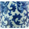 Image 5 : 19th C CHINESE BLUE & WHITE QIANLONG FLORAL VASE