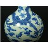 Image 4 : 18th C CHINESE BLUE & WHITE LONG LIFE DRAGON VASE