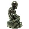 Image 4 : CHINESE CARVED WOOD FIGURE OF SEATED IMMORTAL