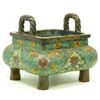 Image 2 : ANTIQUE CHINESE KANGXI PERIOD ENAMELED TING