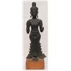 Image 1 : THAI BRONZE SCULPTURE OF STANDING BUDDHA