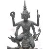Image 2 : THAI FIGURAL BRONZE SCULPTURE OF VISHNU & GARUDA