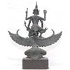 Image 8 : THAI FIGURAL BRONZE SCULPTURE OF VISHNU & GARUDA