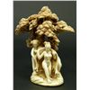Image 1 : CHINESE CARVED IVORY NUDE FEMALES GROUP FIGURE