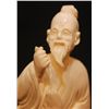Image 5 : CHINESE CARVED IVORY FISH MERCHANT FIGURE