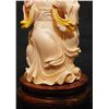 Image 5 : 2 CHINESE CARVED IVORY POLYCHROMED MAIDEN FIGURES