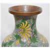 Image 2 : Pr OF CHINESE PURPLE GROUND FLORAL CLOISONNE VASES