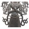 Image 3 : THAI BRONZE SCULPTURE OF GODDESS w LOTUS BLOSSOMS