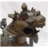 Image 2 : 18th/19th C ASIAN BRONZE FOO DOG SCULPTURES