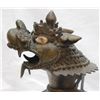 Image 6 : 18th/19th C ASIAN BRONZE FOO DOG SCULPTURES