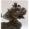 Image 7 : 18th/19th C ASIAN BRONZE FOO DOG SCULPTURES