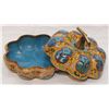 Image 4 : CHINESE CLOISONNE LIDDED PUMPKIN FORM BOX