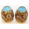 Image 6 : Pr OF CHINESE CLOISONNE LIDDED GINGER JARS