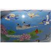 Image 6 : LARGE CHINESE CLOISONNE BIRDS & INSECTS BOWL