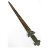 Image 1 : 18th CENTURY CHINESE BRONZE FOO DOG SWORD