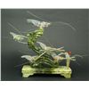 Image 5 : CHINESE CARVED JADE & AGATE SHRIMP GROUP FIGURE