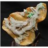 Image 2 : CHINESE JADEITE RELIEF DRAGON SCULPTURE