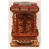 Image 10 : CHINESE CARVED GILT WOODEN TEMPLE STRUCTURE