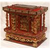Image 2 : CHINESE CARVED GILT WOODEN TEMPLE STRUCTURE